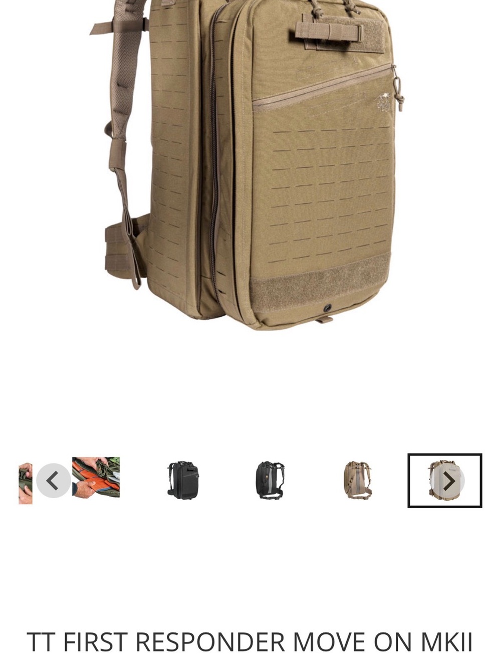 Tasmanian Tiger First Responder Move On MKII Pack ***COYOTE***